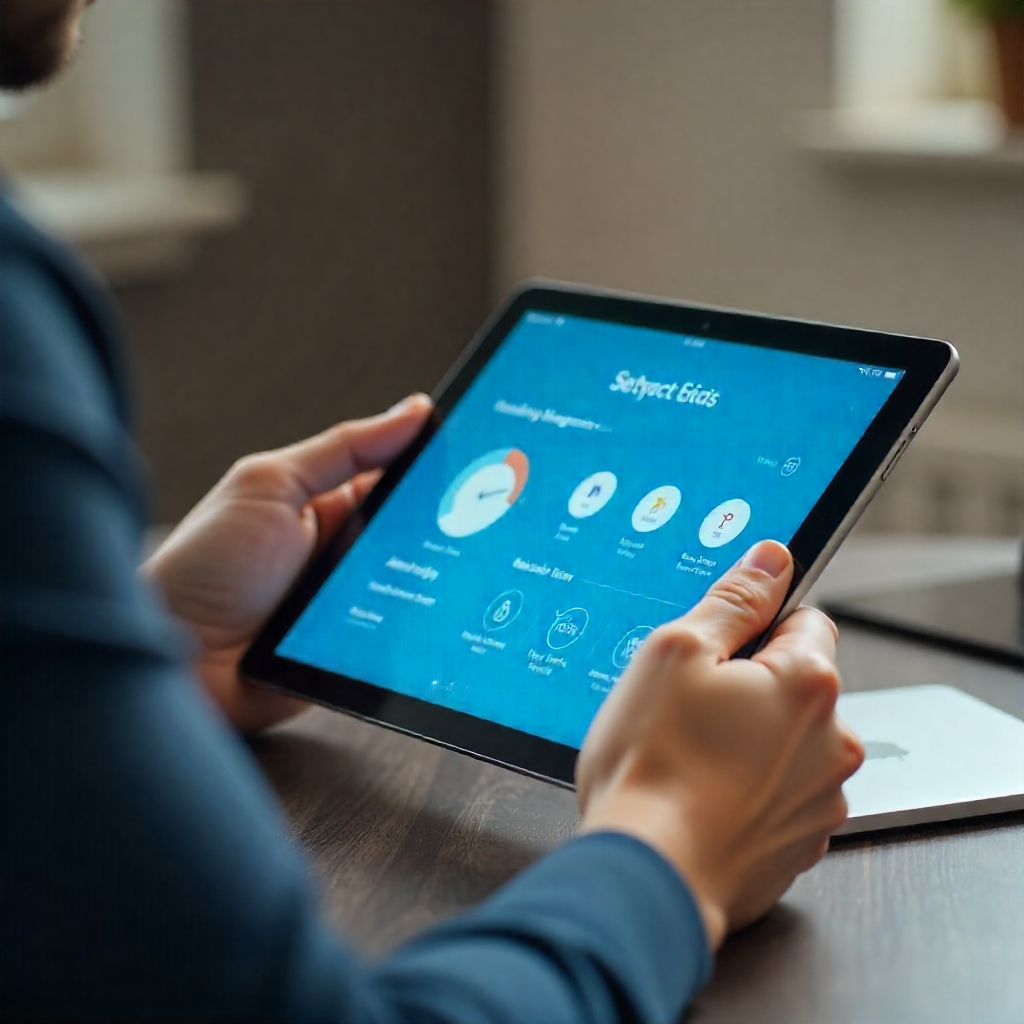 Modern attendance management system interface